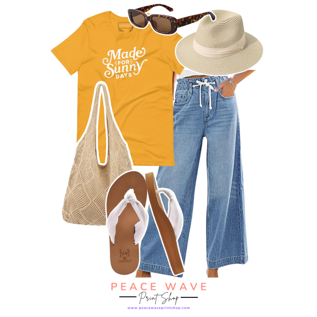 Sunny Days Tee | Mustard