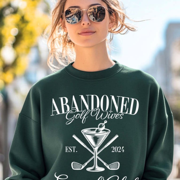 Golf Wives Crewneck | Forest Green