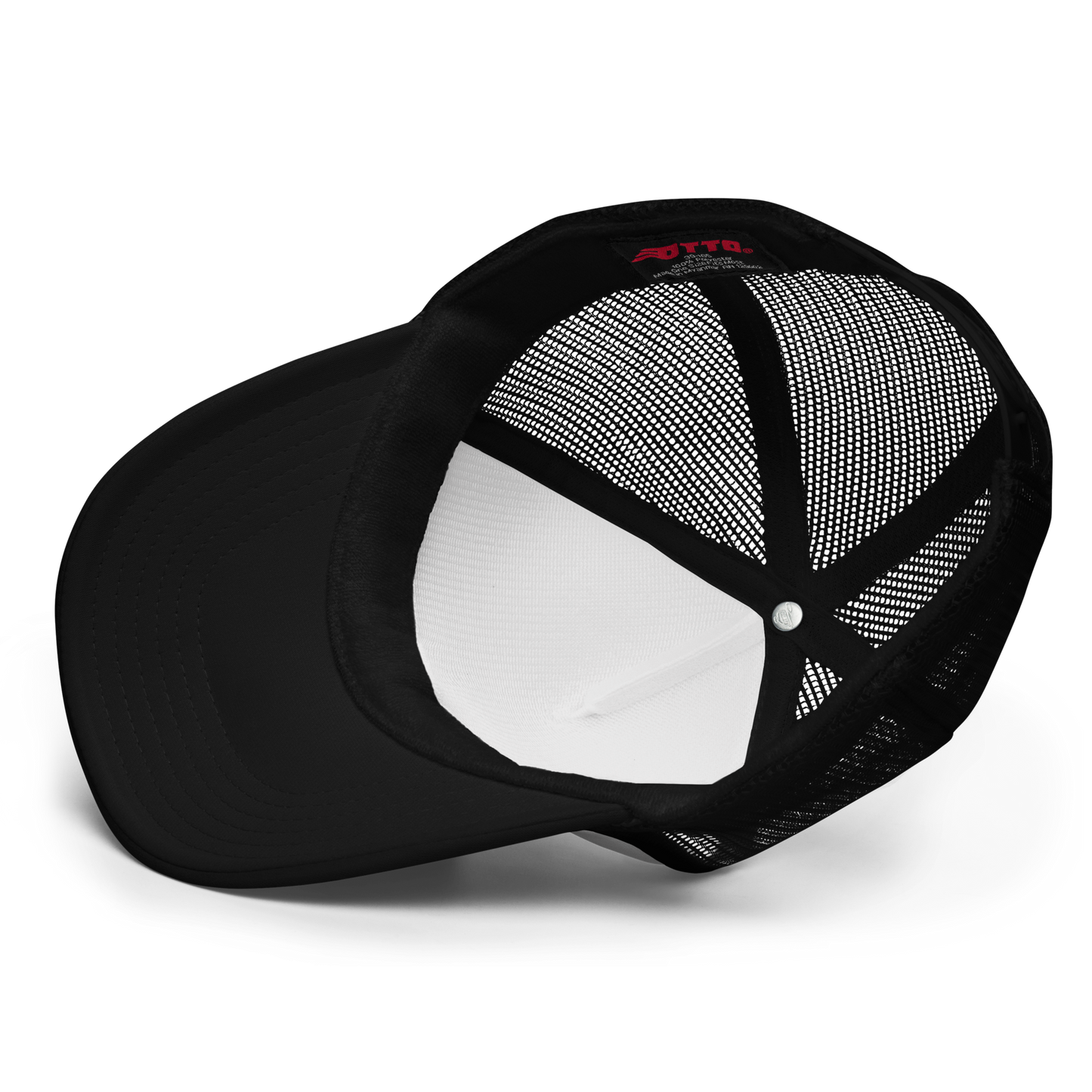 Coastal Sunset Trucker Hat | Black with White