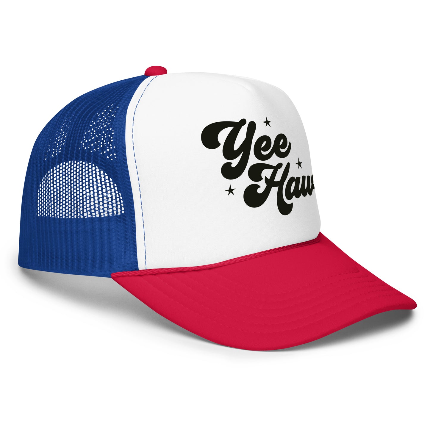 Yee Haw Trucker Hat | Red, White, Blue
