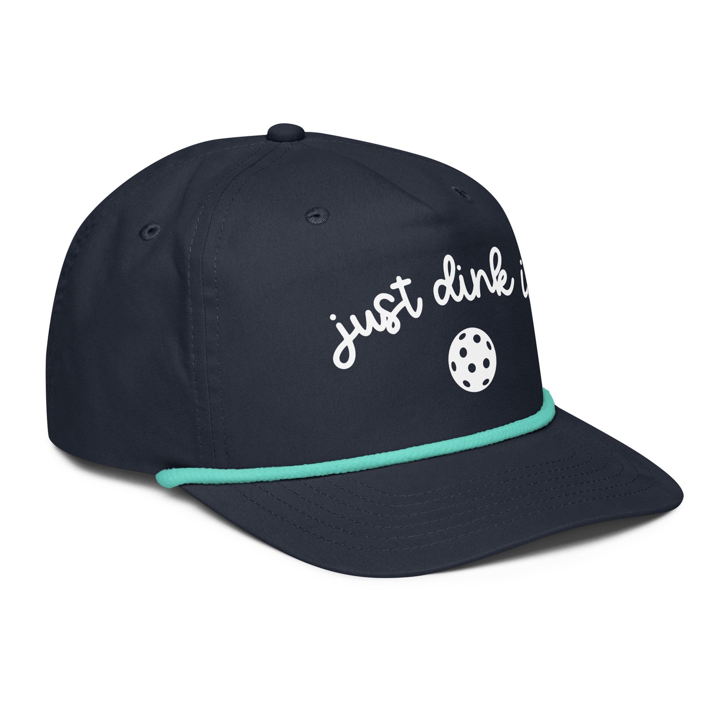 Just Dink It Golf Rope Style Cap | Navy + Mint