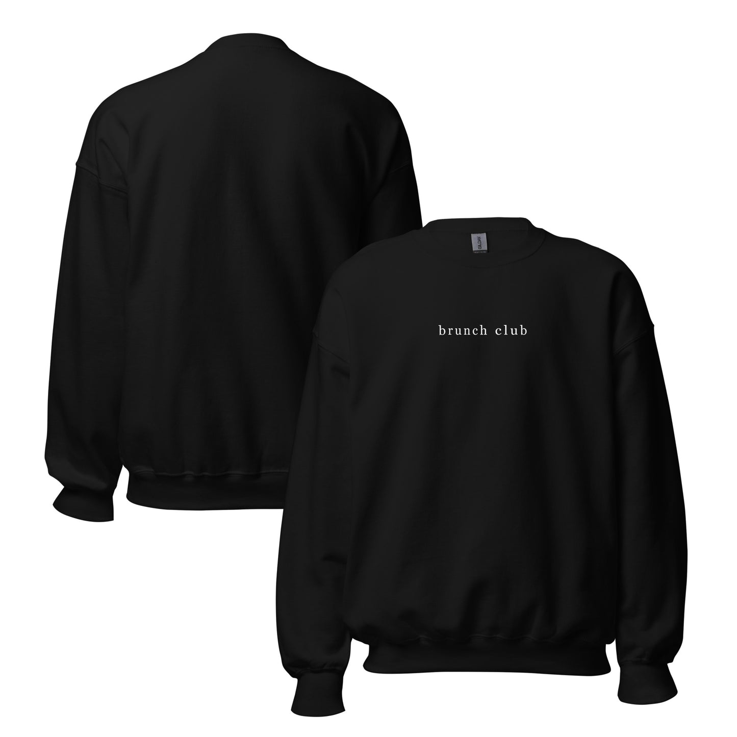 Brunch Club Crewneck | Black