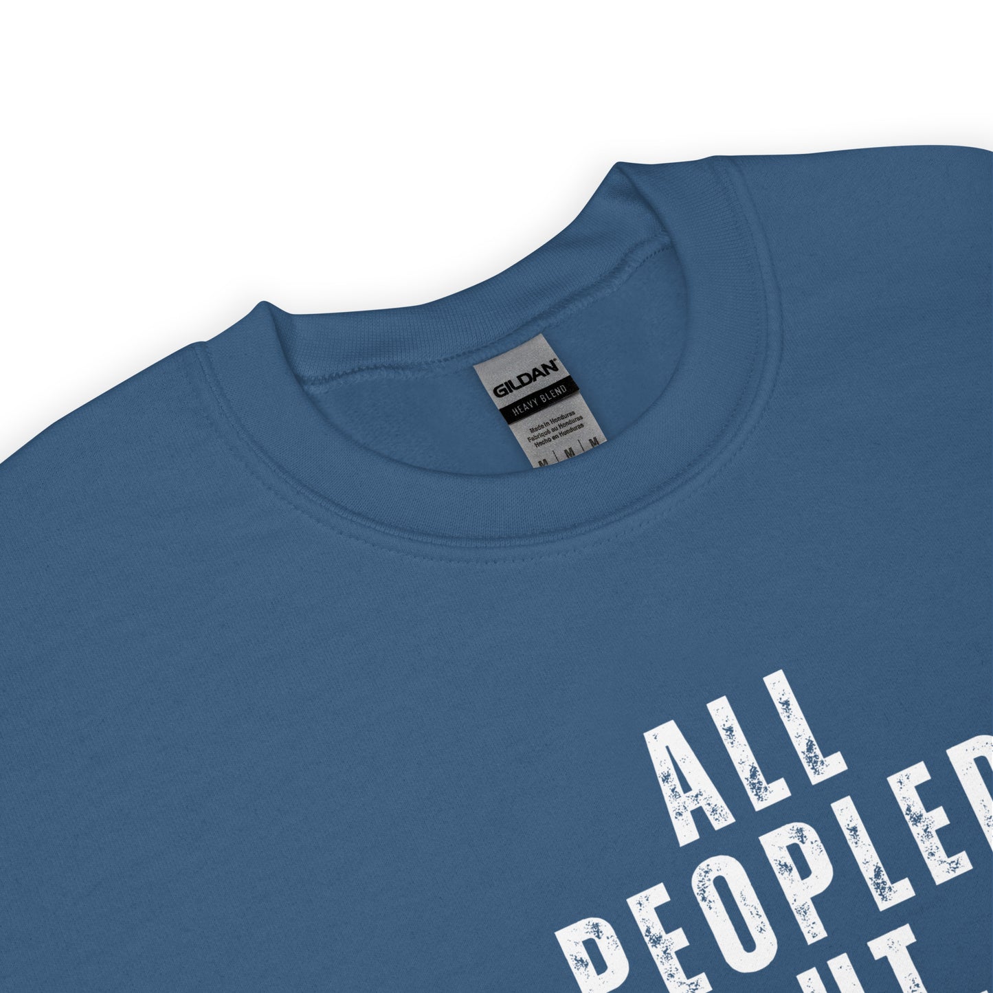 All Peopled Out Crewneck | Indigo Blue