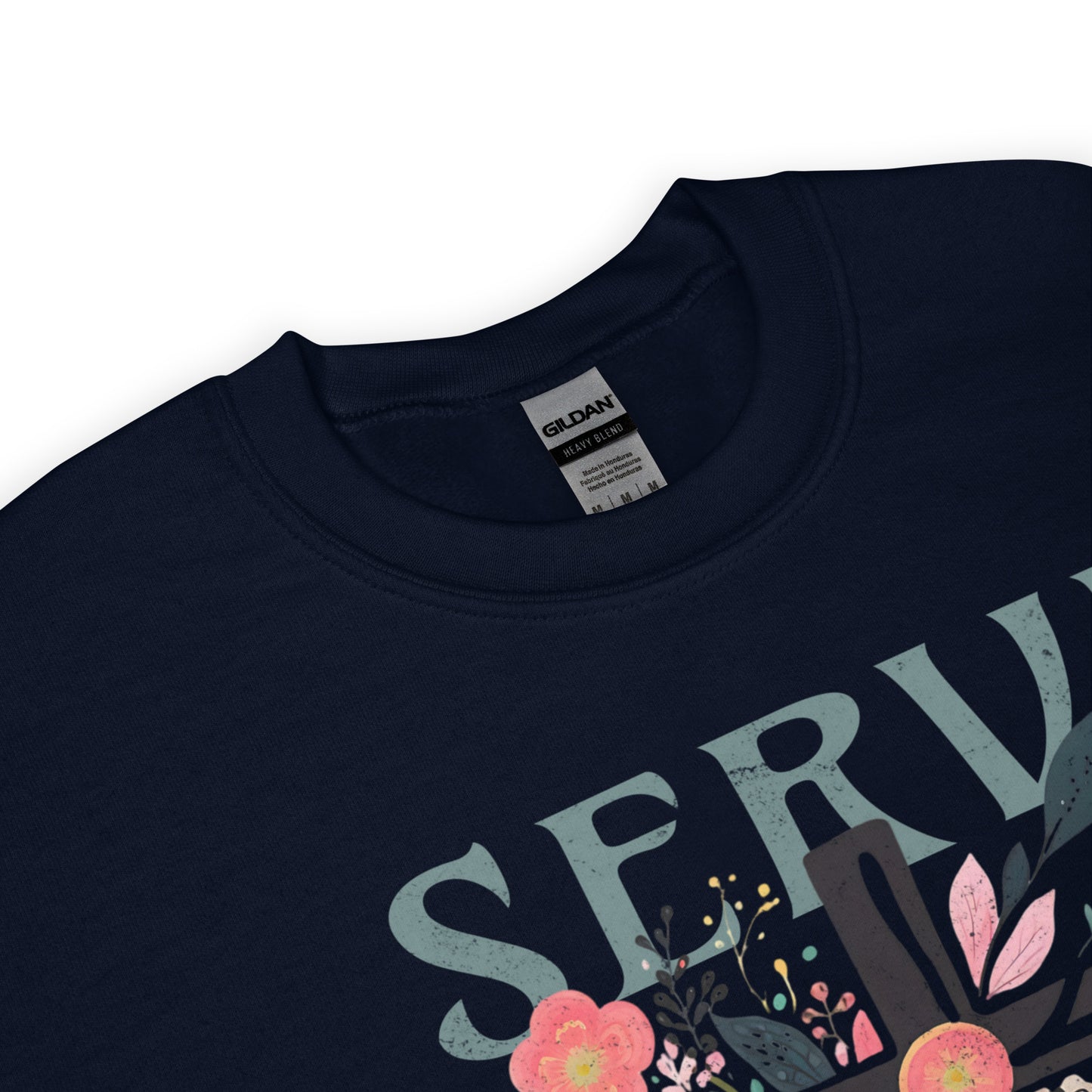 Serve Him Crewneck | Navy