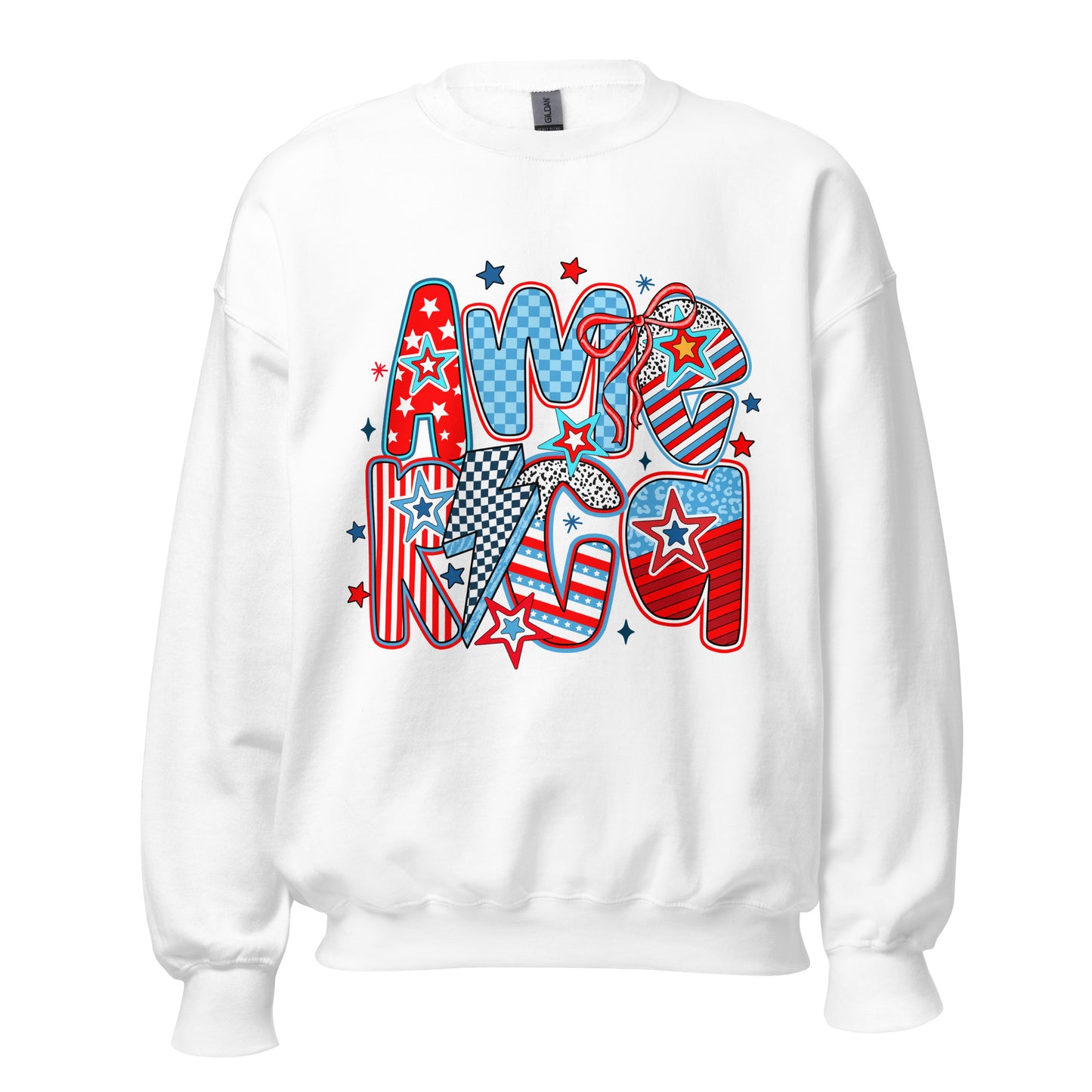 America Crewneck | White