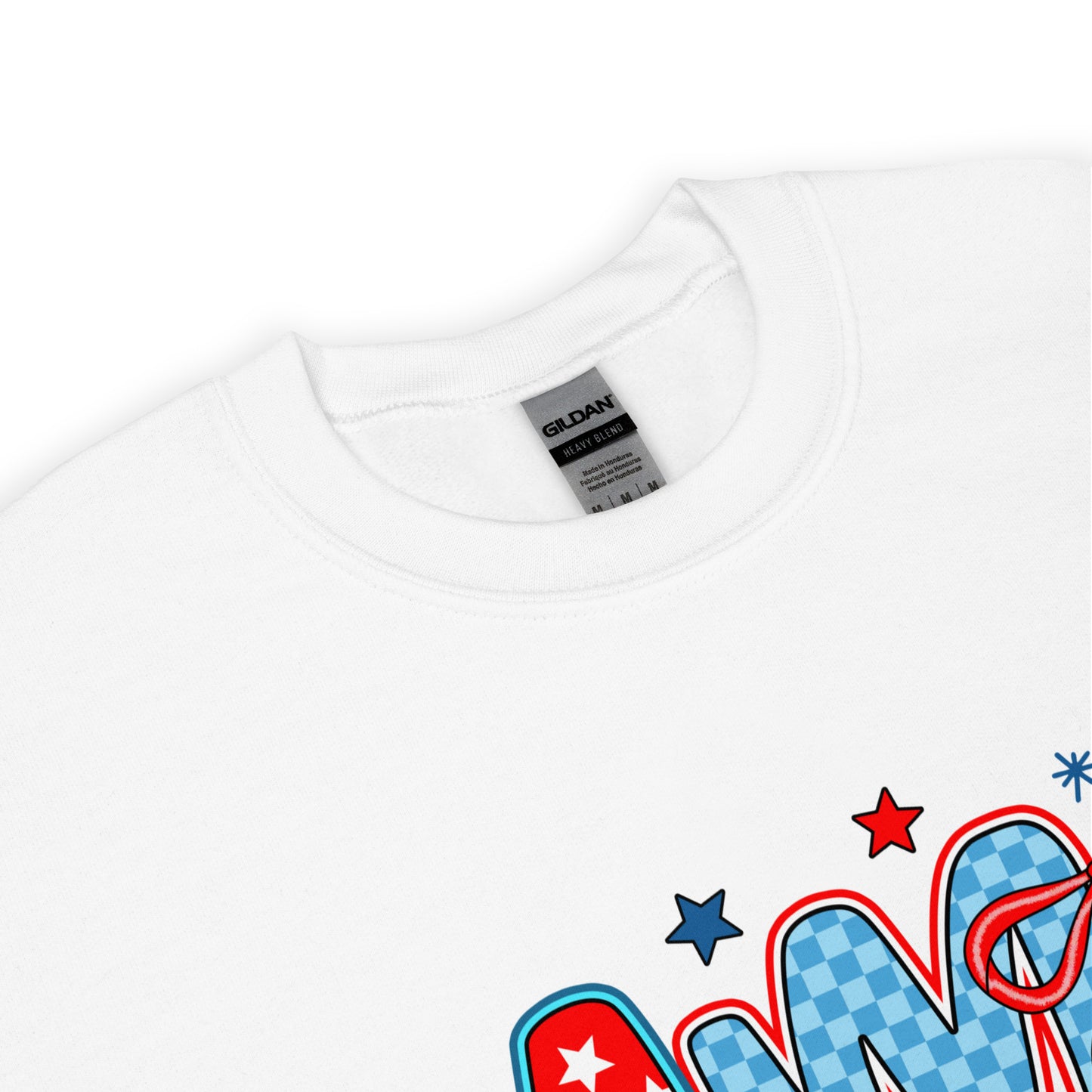 America Crewneck | White