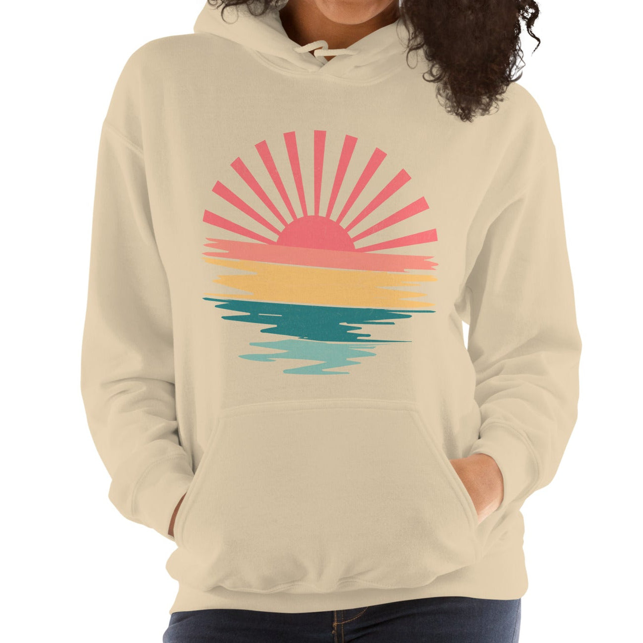 Coastal Sunset Hoodie | Sand