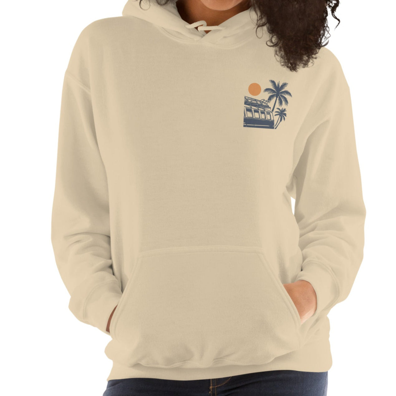 Good Vibes Hoodie | Sand