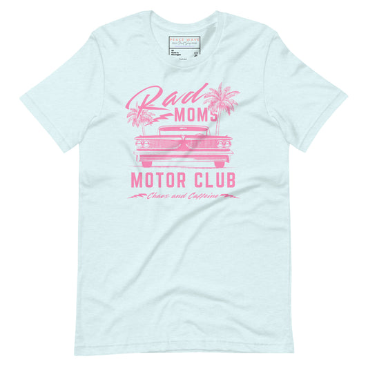 Rad Moms Tee | Heather Ice Blue