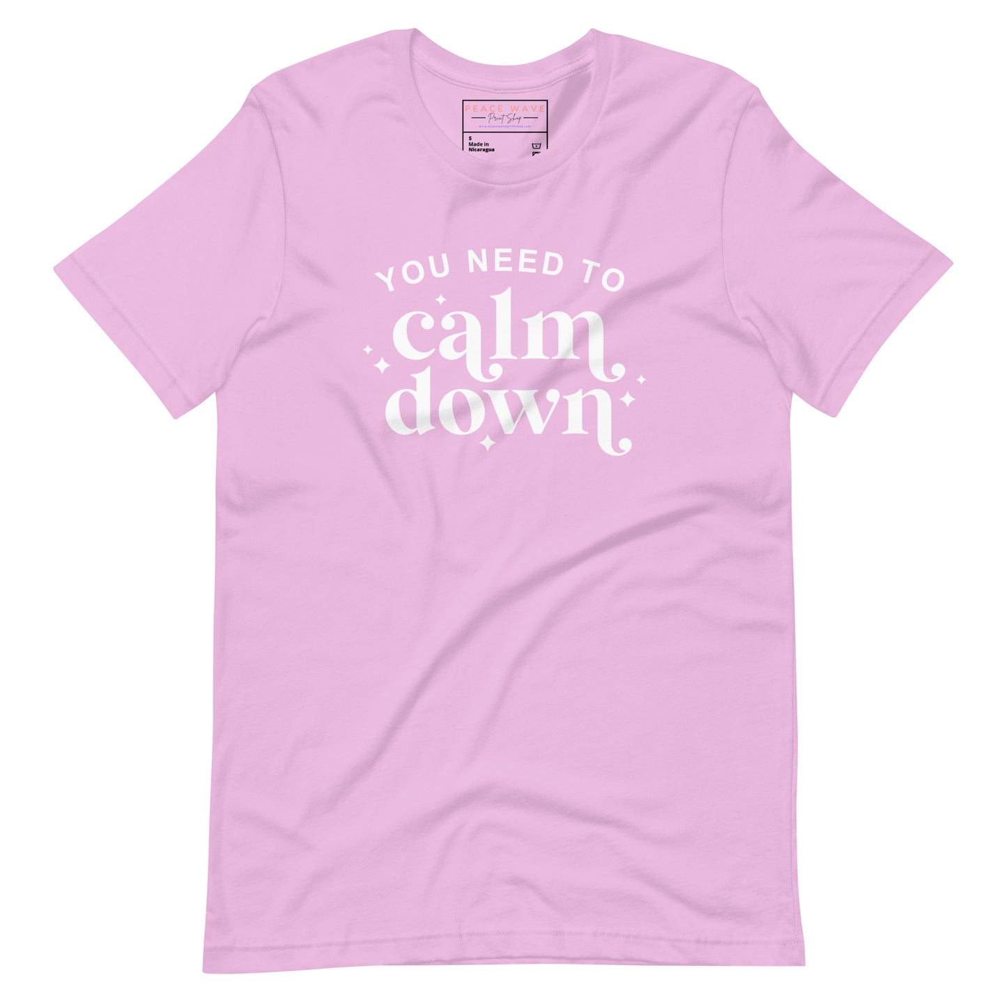 Calm Down Tee | Lilac