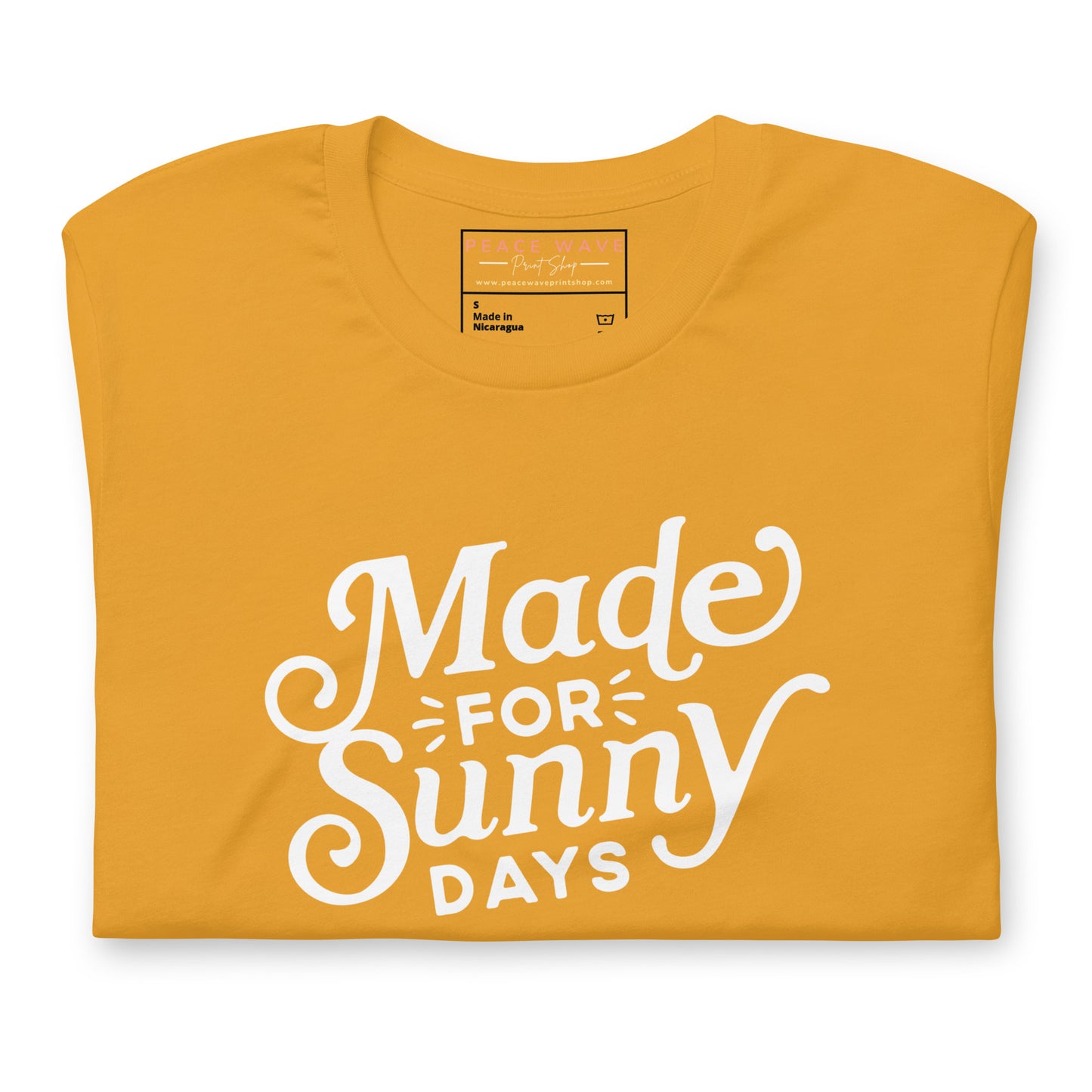 Sunny Days Tee | Mustard