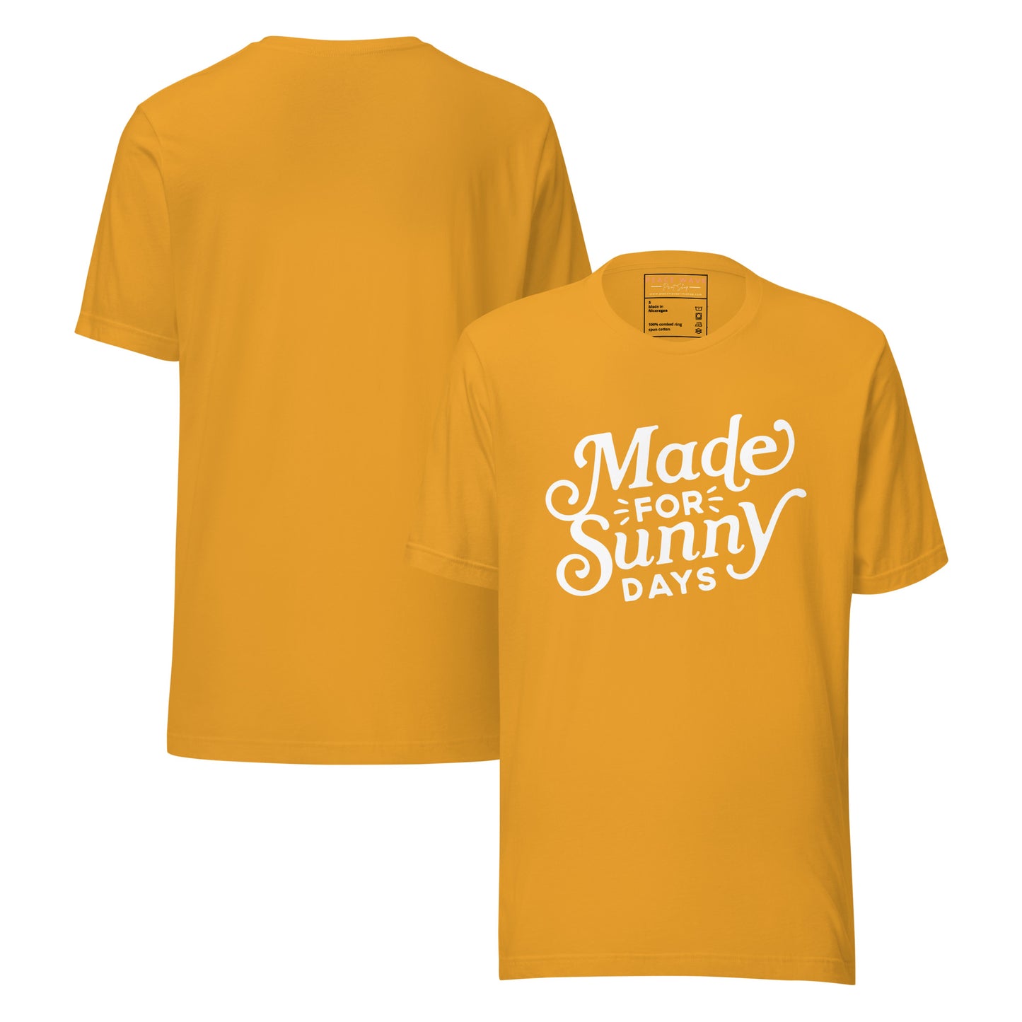 Sunny Days Tee | Mustard