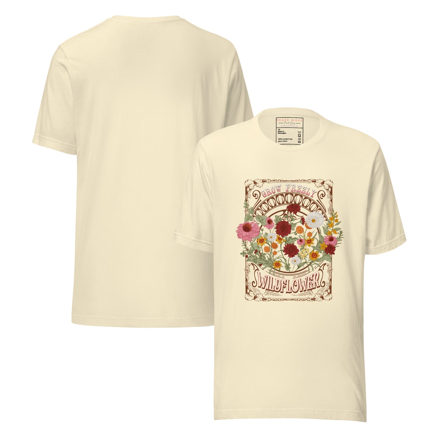 Grow Freely Wildflower Tee | Natural
