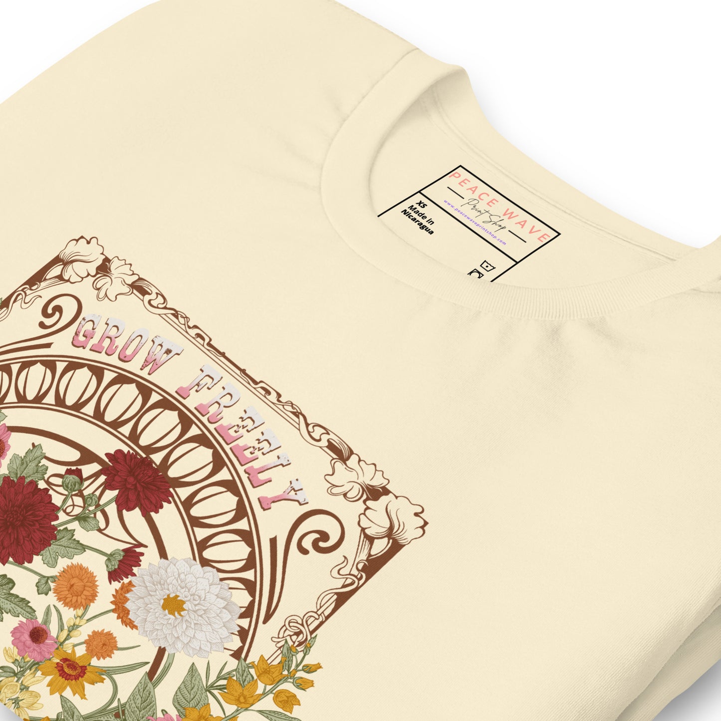 Grow Freely Wildflower Tee | Natural