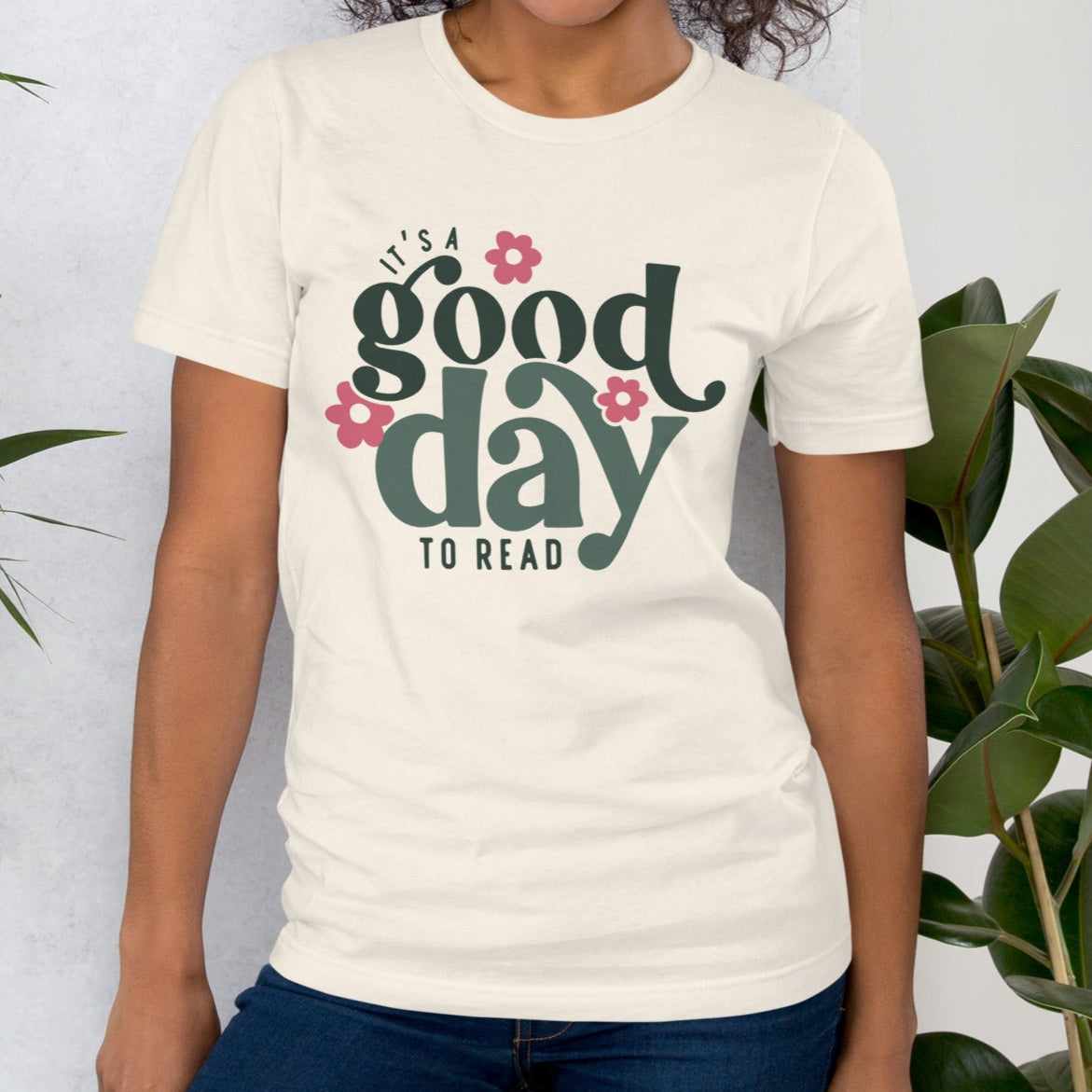 Good Day to Read Tee | Vintage White