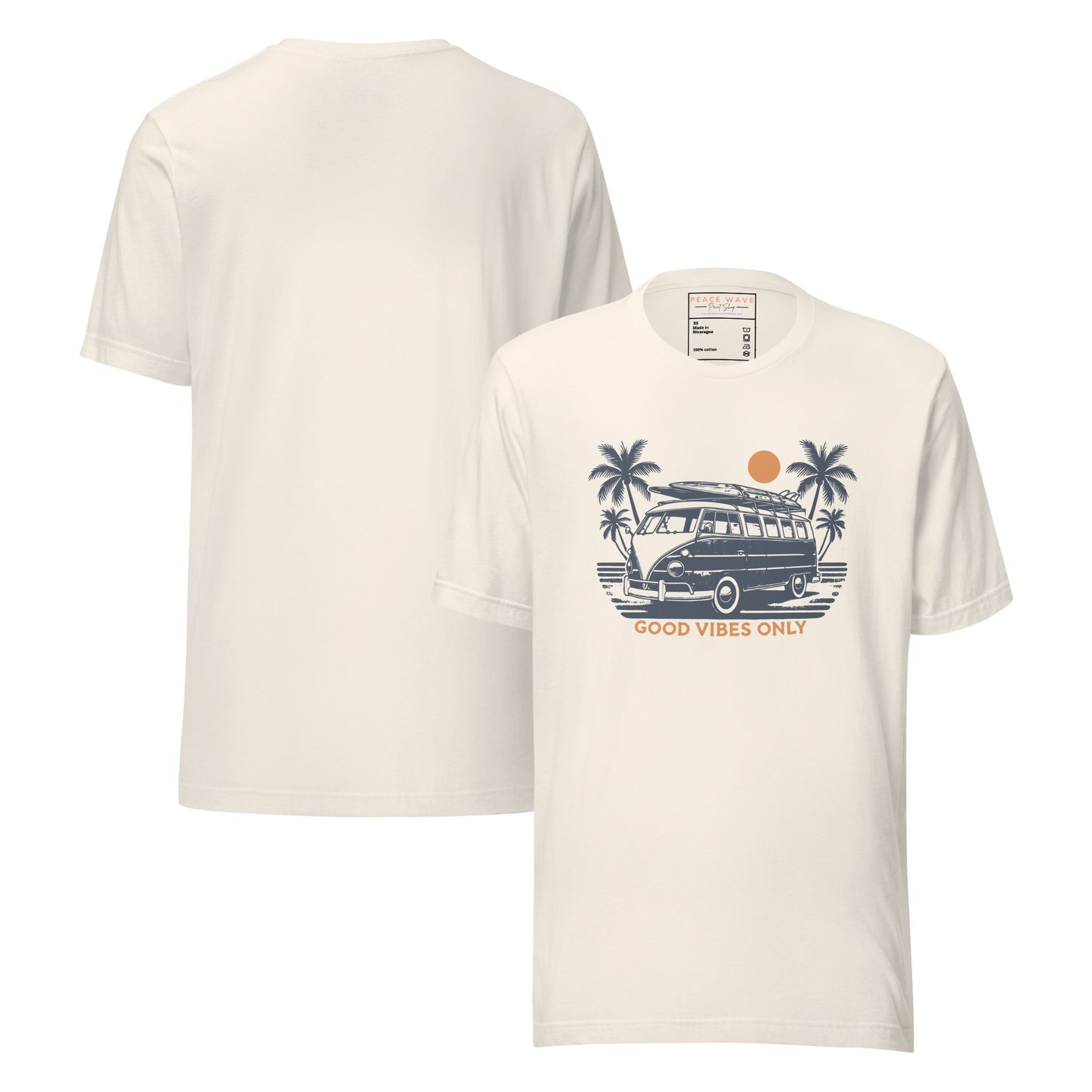 Good Vibes Tee | Vintage White