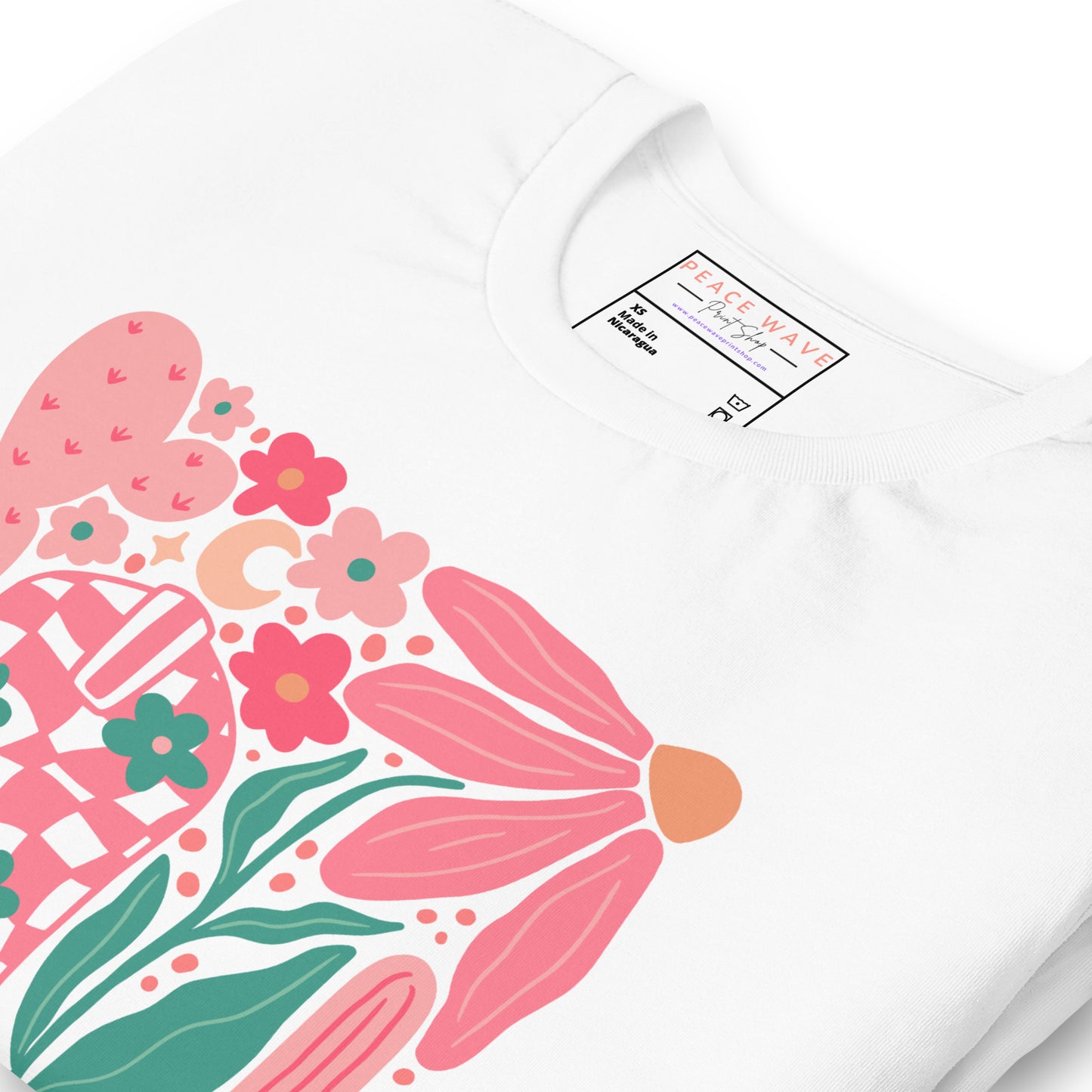 Cowgirl-chic Blooms Tee | White