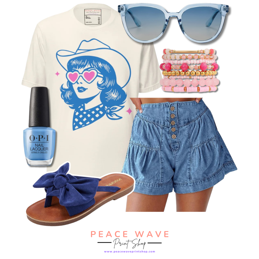 Chic Cowgirl Tee | Vintage White