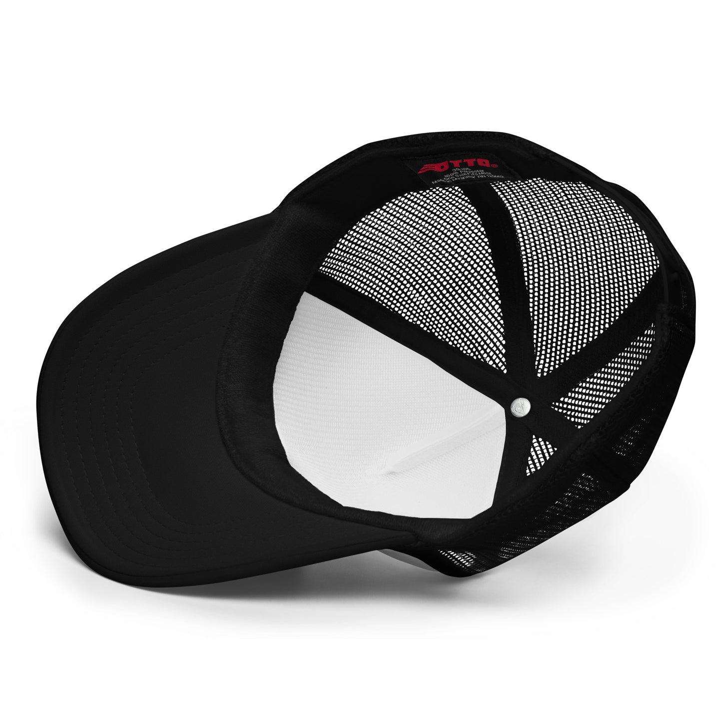 Auntie Era Trucker Hat | Black with White