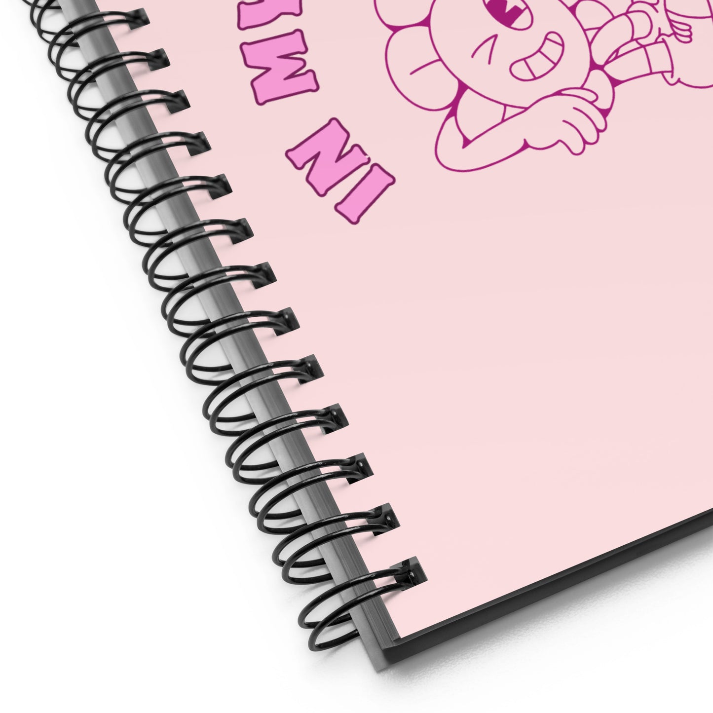 In My Peace Wave Era Spiral Notebook | Soft Pink