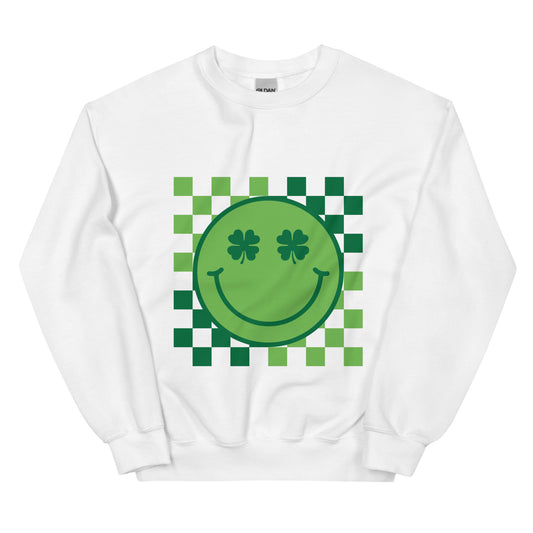 Lucky You St. Patrick’s Day Crewneck | White