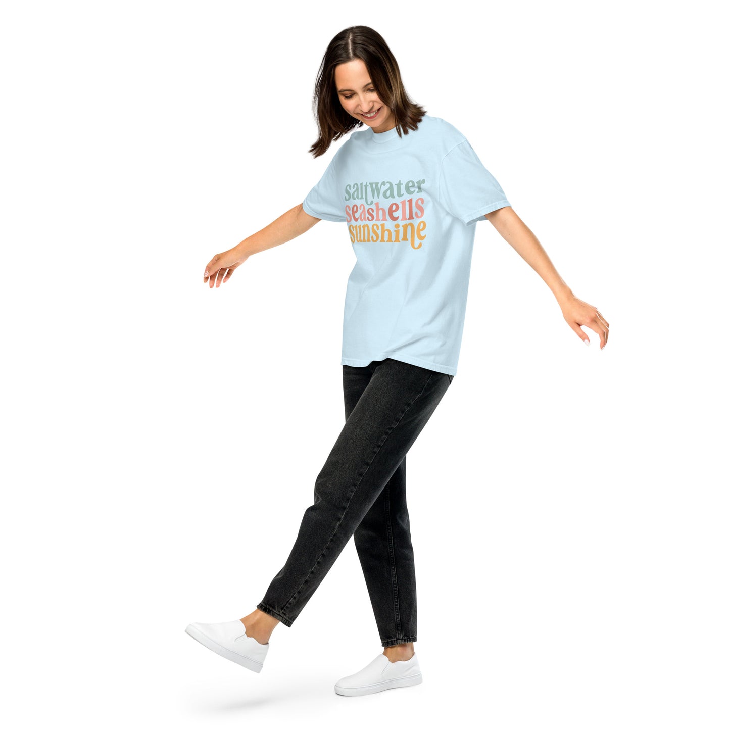 Summer Girls Heavyweight Tee | Chambray