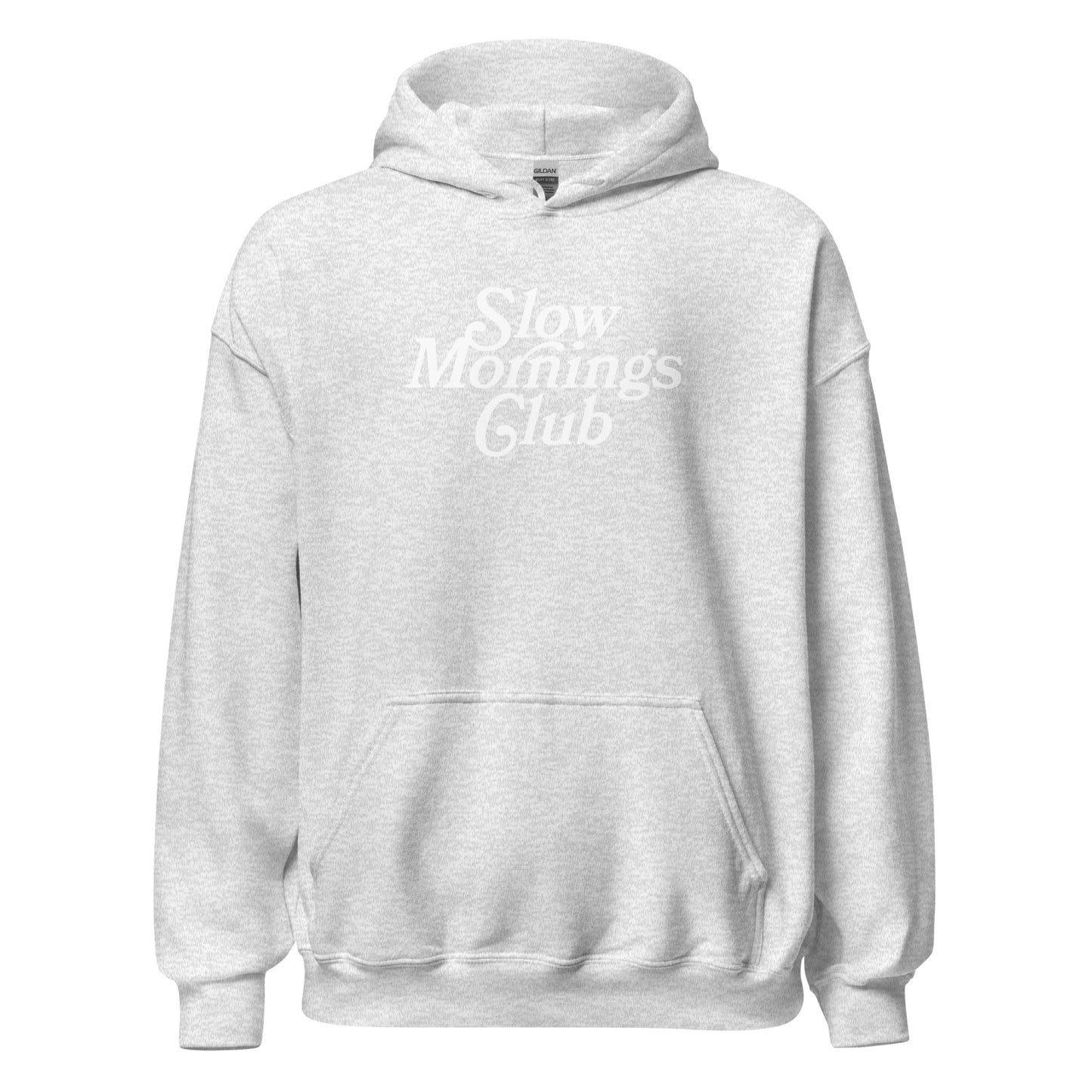 Slow Mornings Club Hoodie | Ash