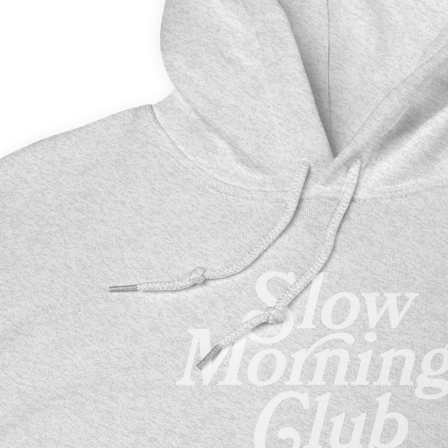 Slow Mornings Club Hoodie | Ash