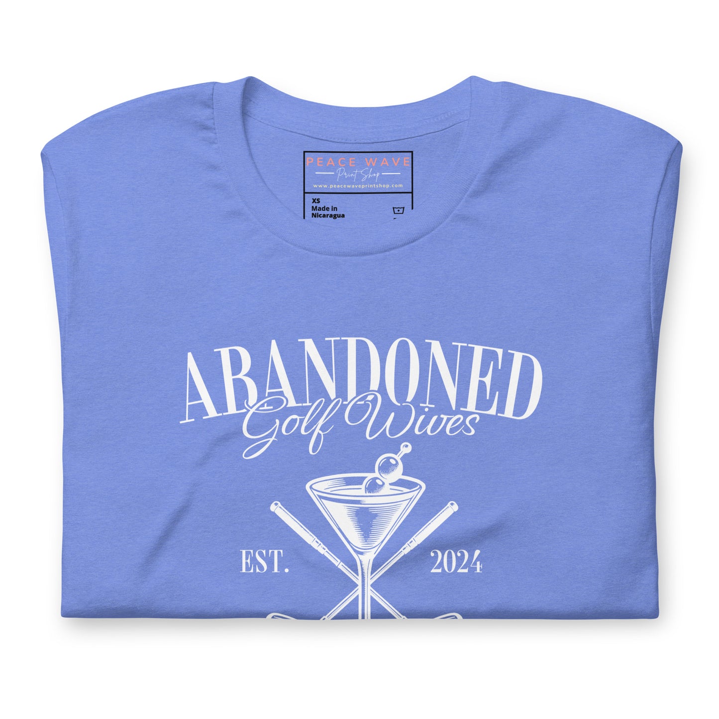 Golf Wives Tee | Heather Columbia Blue