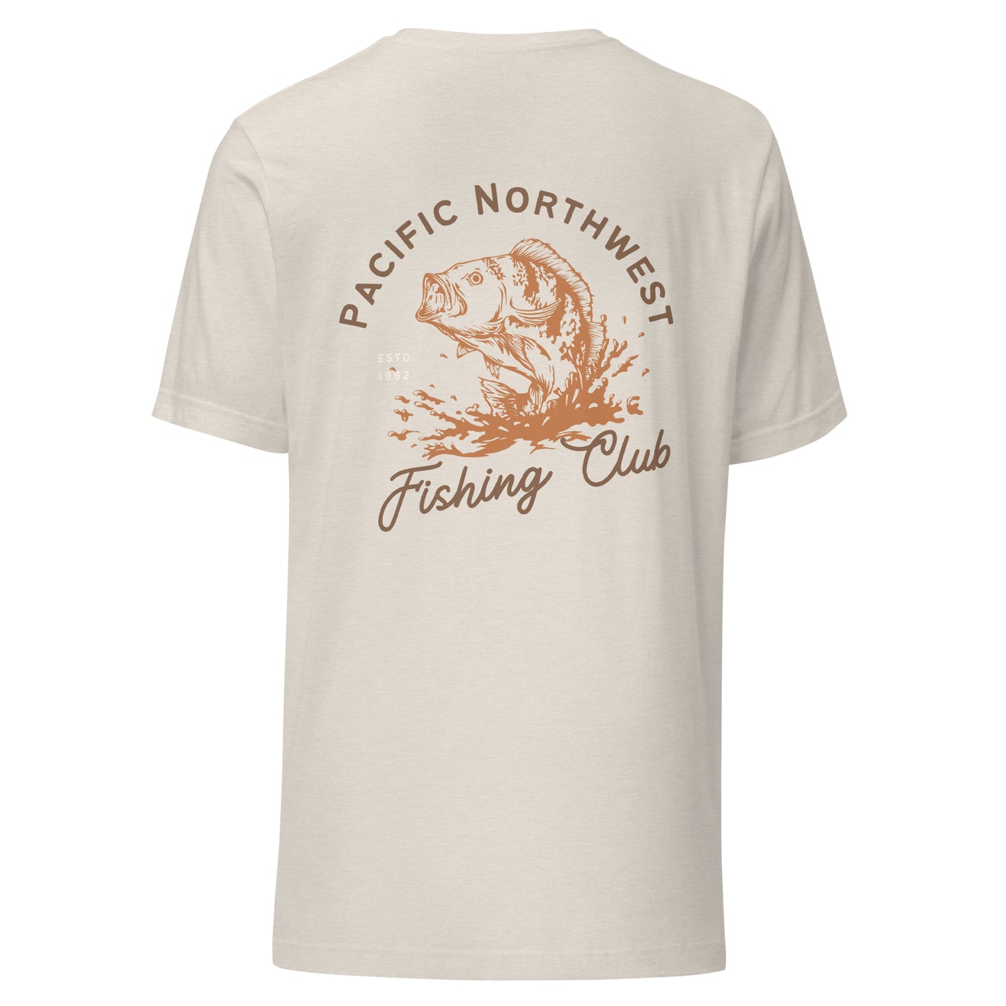 PNW Fishing Club Tee | Heather Dust