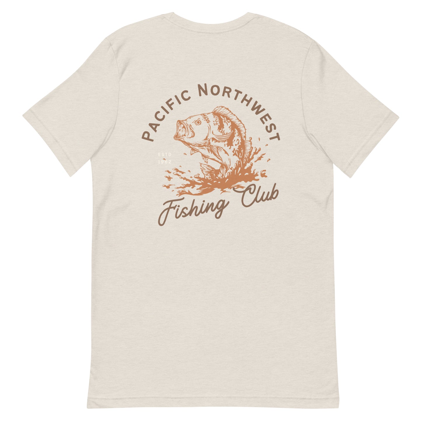 PNW Fishing Club Tee | Heather Dust