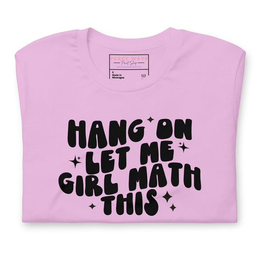 Girl Math This Tee | Lilac