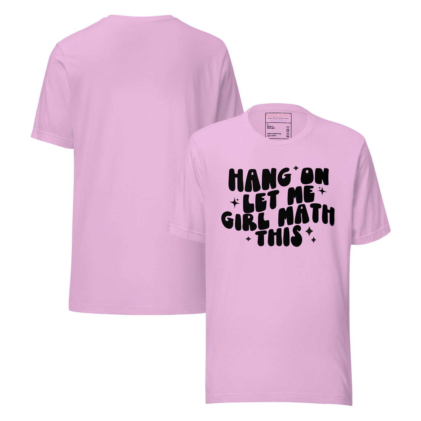 Girl Math This Tee | Lilac