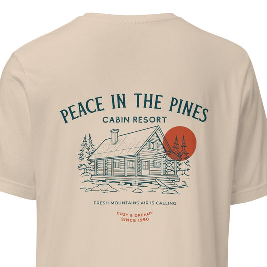 Pines Cabin Tee | Soft Cream