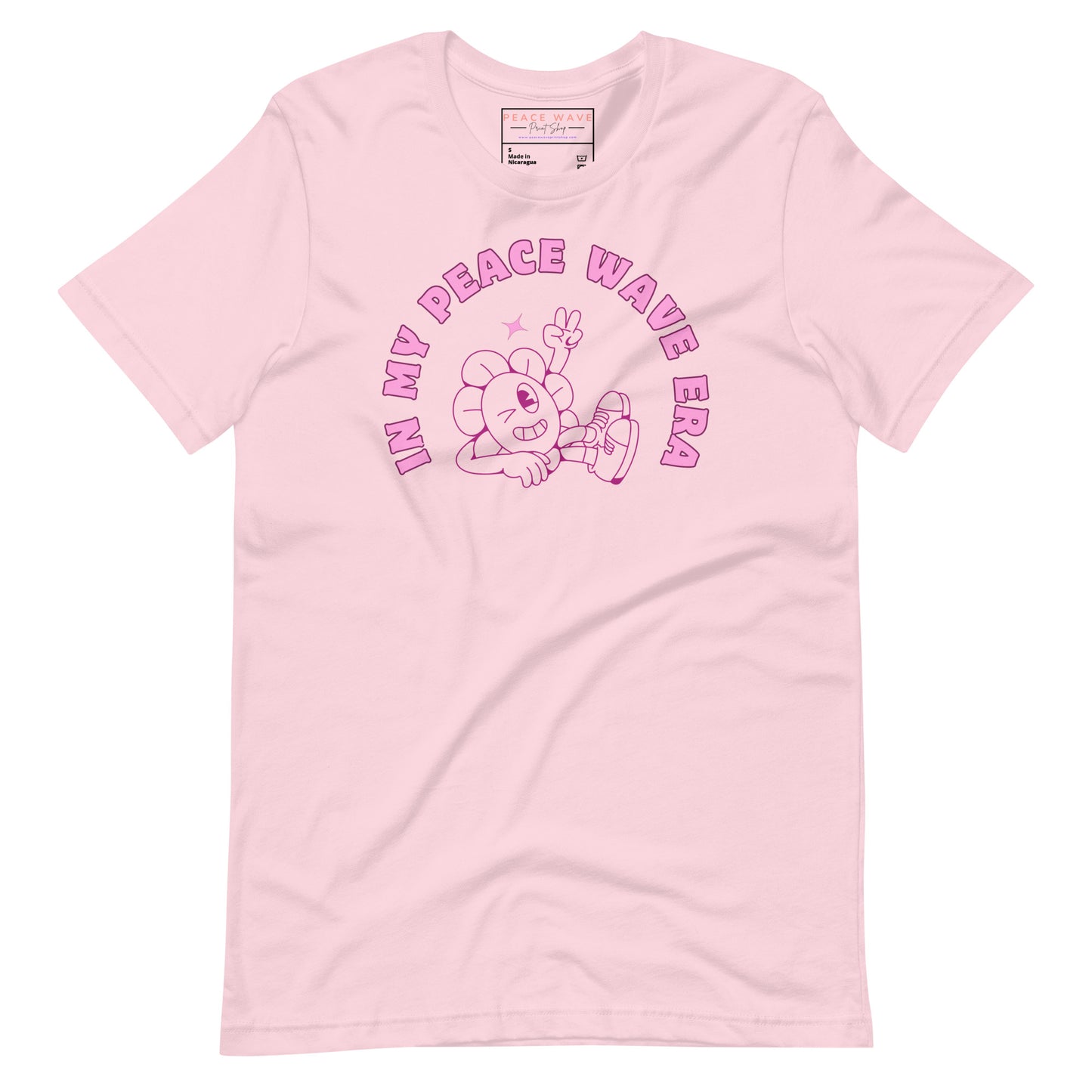 In My Peace Wave Era Tee | Soft Pink