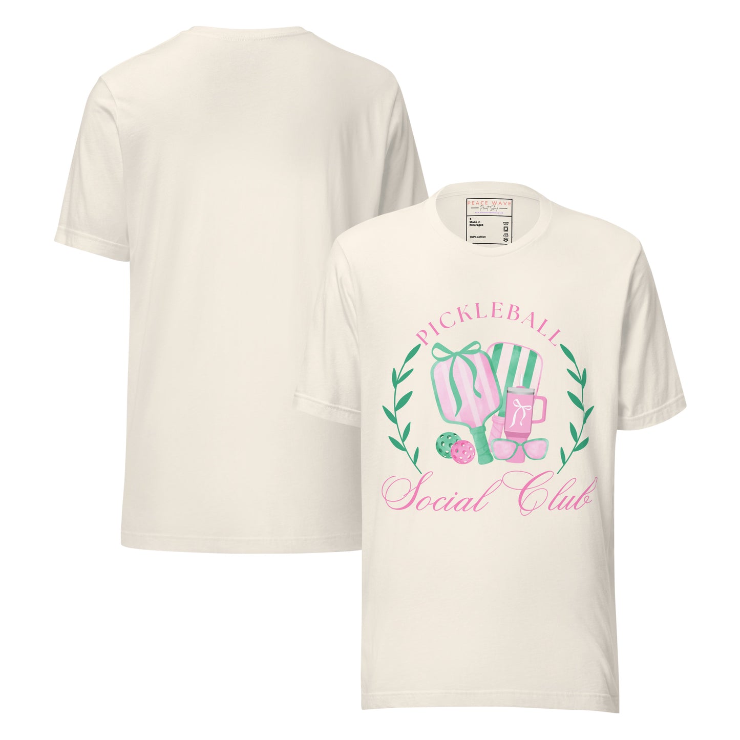 Pickleball Social Club Tee | Vintage White