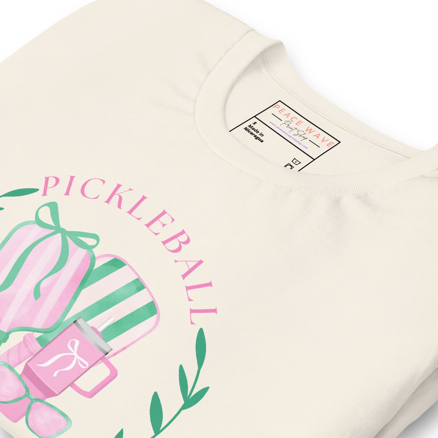 Pickleball Social Club Tee | Vintage White