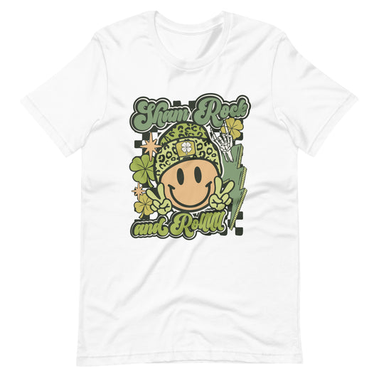 ShamRock & Roll St. Patrick’s Day Tee | White