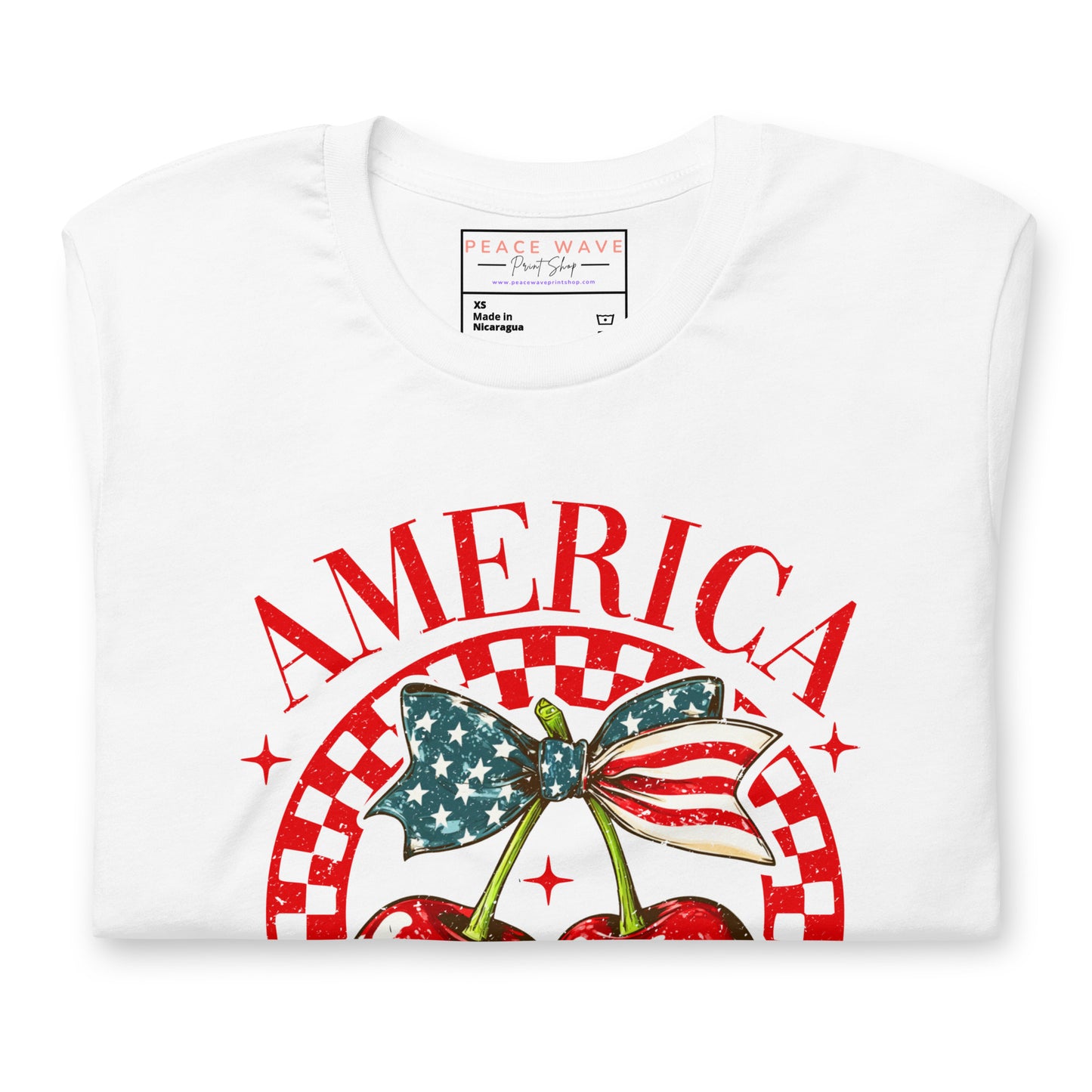 Sweet as Cherries Tee | White