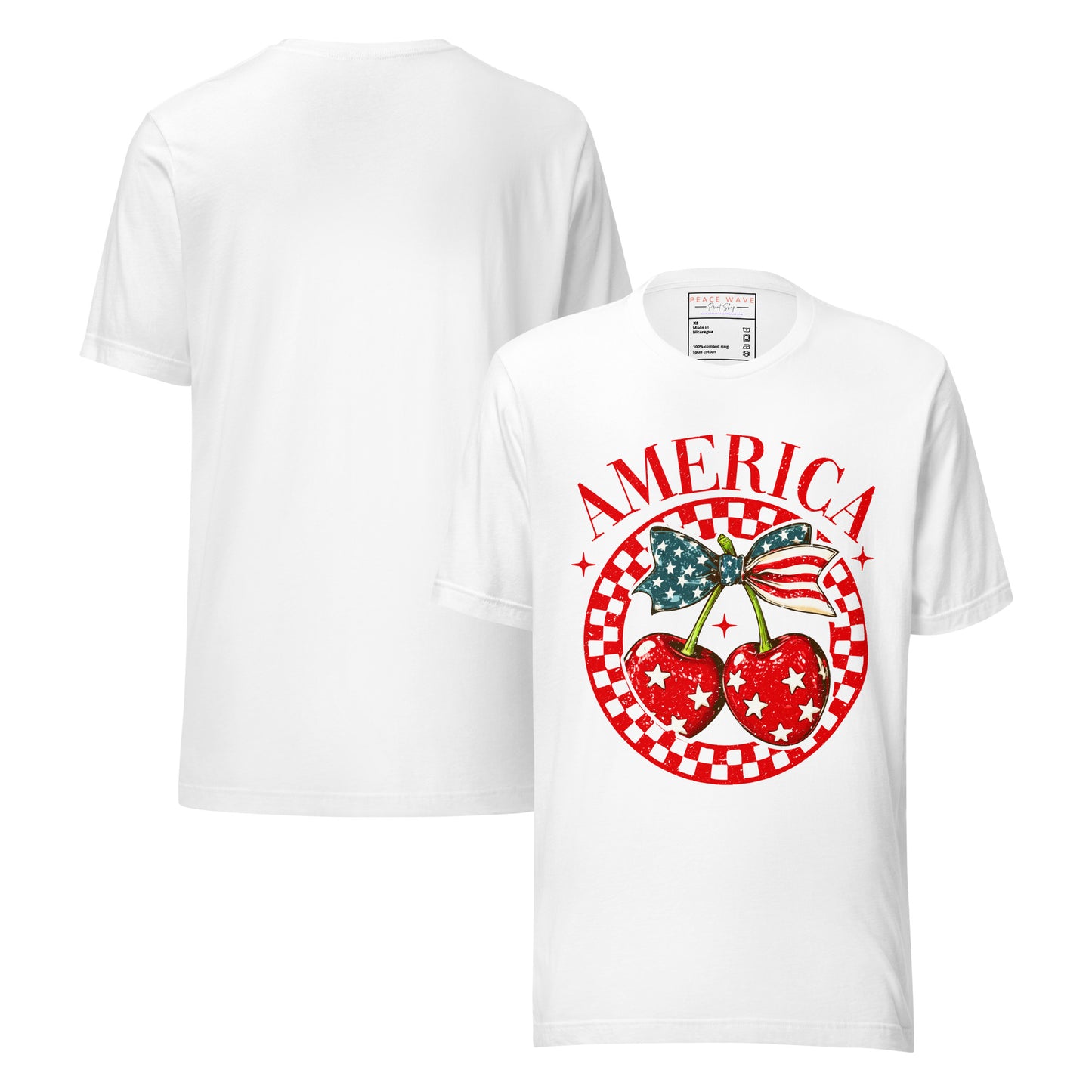 Sweet as Cherries Tee | White