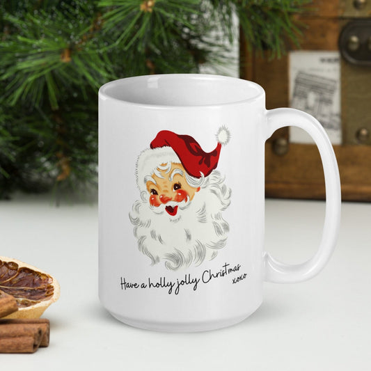 Have a Holly Jolly Christmas Santa Mug | Large 15 oz